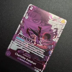 Charlotte Katakuri OP08-062 - Winner Promo Foil One Piece TCG Card Game English - Image 2
