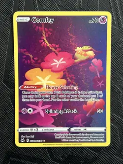 Pokemon TCG Comfey GG14/GG70 Crown Zenith: Galarian Gallery Holo (English) - NM - Image 3