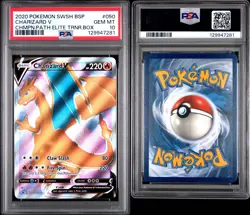 2020 Pokemon Champion's Path ETB Promo Charizard V SWSH050 - PSA 10 GEM MINT - Image 3