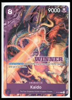 Kaido - (Winner Pack Vol. 1) PR One Piece Promotion Cards P-010 NM - Image 1