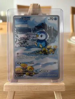 Piplup 098/094 Pokemon Illustration Full Art Rare Card Phantasmal Flames NM - Image 1