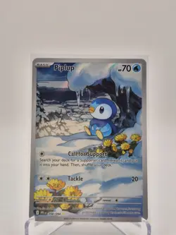 Piplup 098/094 Pokemon Illustration Full Art Rare Card Phantasmal Flames NM - Image 1
