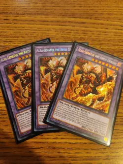 Alba-Lenatus the Abyss Dragon DIFO-EN035 1st Edition Secret X3 - Image 1