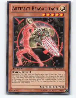 Artifact Beagalltach #PRIO-EN012 1st Edition Yugioh Card - Image 1