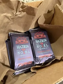 HAZBIN HOTEL Season 2 Trading Cards 1st Edition Booster Pack Lot Of 20 Sealed - Image 1