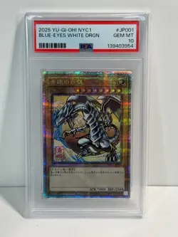 PSA 10 Yu-Gi-Oh 25th Anniversary Blue-Eyes White Dragon Ukiyoe Edition Stamp - Image 1