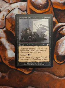 Decree of Pain Scourge SCG MTG Magic the Gathering 1st Edition - Image 1