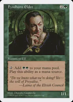 MTG Fyndhorn Elder - Fifth Edition #297 Non-Foil - Image 1