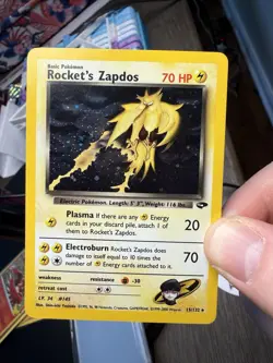 POKEMON Rocket's Zapdos 15/132 Team Rocket Basic Card WOTC Nintendo 2000 - NM - Image 3