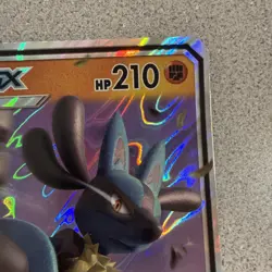 Pokemon - Lucario GX Holo Black Star Promo Card SM100 NM Oversized - Image 3