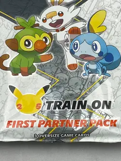 Pokemon 25th Anniversary FIRST PARTNER PACK & COLLECTORS BINDER Galar Region - Image 4