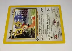 Vintage STANTLER - First Edition 76/111 Pokemon Card Neo Genesis NM 🌟 Sugimori - Image 2