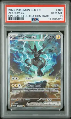 PSA 10 Zekrom Ex 166/086 Black Bolt Special Illustration Rare GEM MINT Pokemon - Image 1