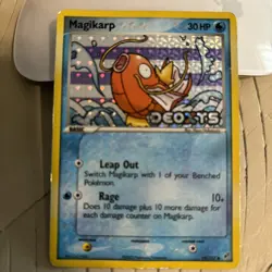 Pokemon TCG Magikarp Ex Deoxys Stamped Reverse Holo 64/107 - Image 1