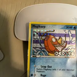 Pokemon TCG Magikarp Ex Deoxys Stamped Reverse Holo 64/107 - Image 3