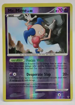 Pokemon - Mr. Mime #37 - Supreme Victors Reverse Holo - Image 1