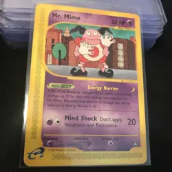 Mr. Mime 95a/147 2002 Pokemon TCG Aquapolis Near Mint - Image 2