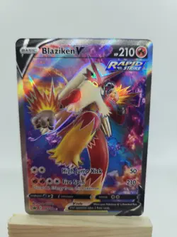 Pokemon Blaziken V 161/198 Full Art Rapid Strike Ultra Rare Holo Chilling Reign - Image 1