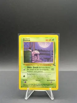 Pokemon TCG- Grimer 48/62 Fossil Regular LP (German) - Image 1