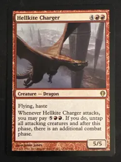 1x Hellkite Charger (41) Archenemy LP MTG Magic the Gathering x1 MKE - Image 1