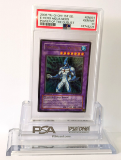Elemental Hero Aqua Neos potd-en031 1st Edition (PSA 10) Ultra Rare Yu-Gi-Oh! - Image 1