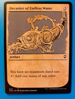 MTG 1x SHOWCASE Decanter of Endless Water 444 Battle Baldur's Gate Magic x1 NM - Image 1