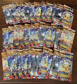 Lot of (36) Pokemon TCG Surging Sparks Factory Sealed Booster Packs Lot #2 - Image 1