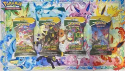 Pokemon Evolving Skies - Four (4) Sleeved Booster Packs - Complete Full Art Set - Image 1