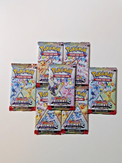 Pokemon TCG - 50 Sealed Booster Packs Lot (Evolving Skies, Prismatic, and more!) - Image 3