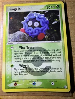 Tangela 30/112 EX FireRed & LeafGreen Reverse Holo Rare Pokemon Card - Image 1