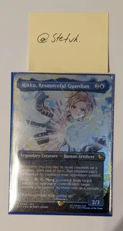 Rikku, Resourceful Guardian (Chocobo Track Foil) - Final Fantasy MTG NM - Image 2