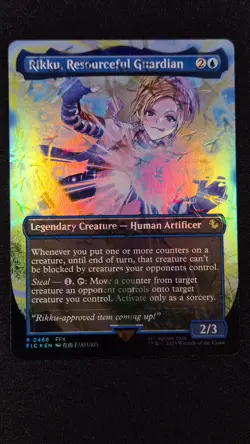 MTG Rikku Resourceful Guardian FIC 468 EA Chocobo track foil Final Fantasy NM - Image 2