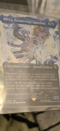 Rikku, Resourceful Guardian Borderless Chocobo Track FOIL MTG Final Fantasy - Image 5