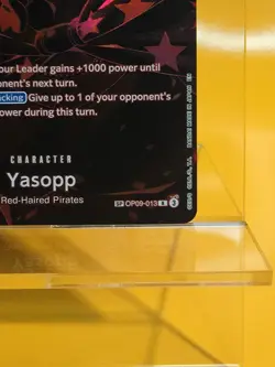 Yasopp (SP) OP09-013 Legacy of the Master Foil - Image 4