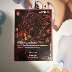 Yasopp (SP) OP09-013 Legacy of the Master Foil op12 - Image 2