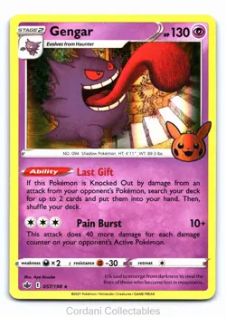 Gengar 057/198 - Trick or Trade 2022 - Pokemon Card - Near Mint - Image 1