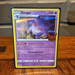 Gengar 066/196 (Trick or Trade Stamped) Lost Origin Holo Rare Pokemon Card NM - Image 1