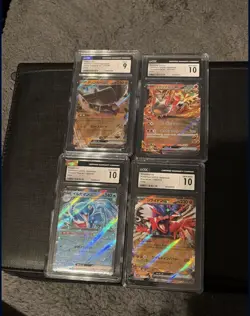 Pokemon Ting-Lu ex, Dugtrio ex, Palafin ex, Koraidon ex Graded Card Lot Japanese - Image 1