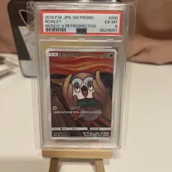 Rowlet 290 Munch Promo Retrospective 2018 Pokemon Card Japanese PSA 6 - Image 2