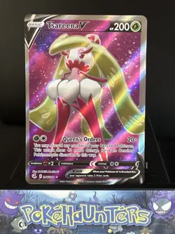 Pokemon Card Tsareena V 246/264 Fusion Strike Full Art Near Mint - Image 1