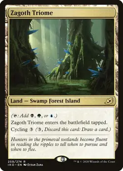 MTG Zagoth Triome Ikoria: Lair of Behemoths 259 - Image 1