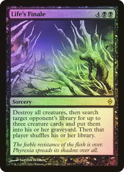 MTG FOIL Life's Finale - New Phyrexia #065 - Image 1