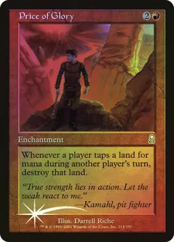 MTG FOIL Price of Glory - Odyssey #214 - Image 1