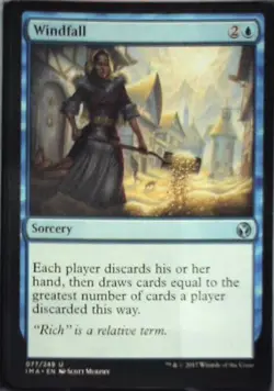 Windfall - Iconic Masters: #77, Magic: The Gathering Nm C252 - Image 1