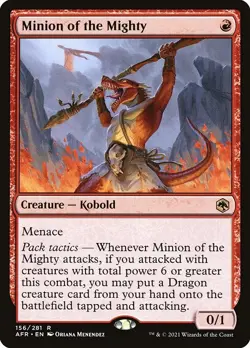 Minion of the Mighty Regular - Adventures In The Forgotten Realms MTG-NM - Image 1