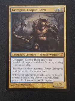 1x Grimgrin, Corpse-Born , English MTG Magic Lightly Played - Image 1