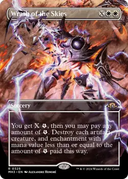 Wrath of the Skies (Borderless) [Modern Horizons 3] Foil Near Mint - Image 1