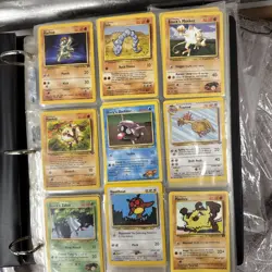 Joblot Vintage Pokemon Cards In Folder Bundle + holo cards - Image 2