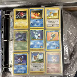 Joblot Vintage Pokemon Cards In Folder Bundle + holo cards - Image 3
