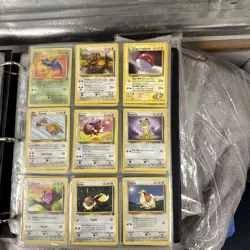 Joblot Vintage Pokemon Cards In Folder Bundle + holo cards - Image 5